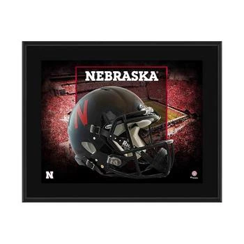 Fanatics Authentic | Nebraska Huskers 10.5" x 13" Black Alternate Helmet Sublimated Plaque,商家Macy's,价格¥224