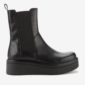 推荐Vagabond Women's Tara Leather Chunky Chelsea Boots - Black商品