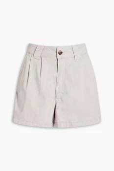 推荐Pleated Lyocell-blend shorts商品