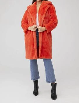 推荐Maxwell Coat In Neon Coral商品