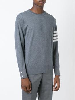 推荐THOM BROWNE MEN CLASSIC CREWNECK PULLOVER IN FINE MERINO WOOL商品