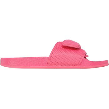 阿迪达斯拖鞋经典款, Adidas | Pharrell Williams Boost Slides - Semi Solar Pink商品图片 7.4折×额外9折, 额外九折