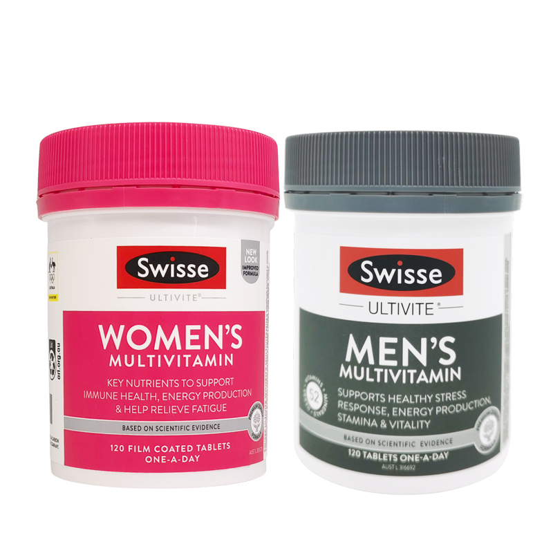 商品Swisse | 澳洲进口Swisse男士女士多种复合维生素含B族综合维他命120粒,商家OneMall,价格¥192图片