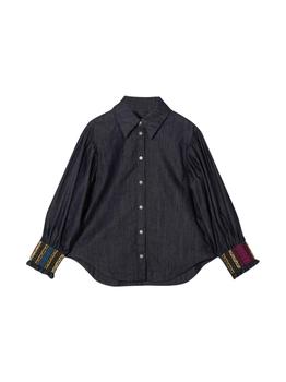 DONDUP | Dondup Blue Shirt Girl商品图片,