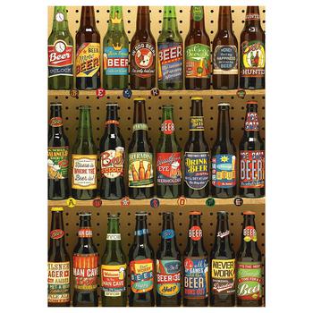 商品Cobble Hill Beer Collection 1000 Piece Jigsaw Puzzle,商家Macy's,价格¥198图片