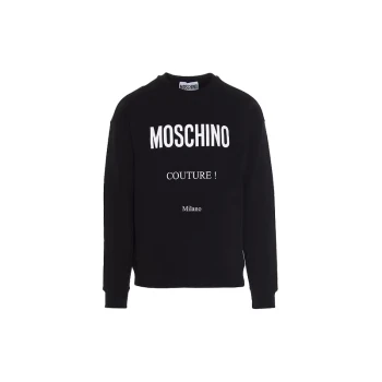 推荐MOSCHINO 男士黑色棉质白色字母logo印花圆领卫衣 ZPA1730-2027-1555商品