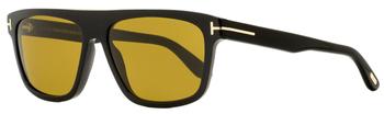 tom ford墨镜评价, Tom Ford | Tom Ford Men's Rectangular Sunglasses TF628 Cecilio-02 01E Black/Gold 57mm商品图片 4.5折