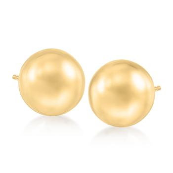 商品Ross-Simons 10mm 14kt Yellow Gold Ball Stud Earrings图片