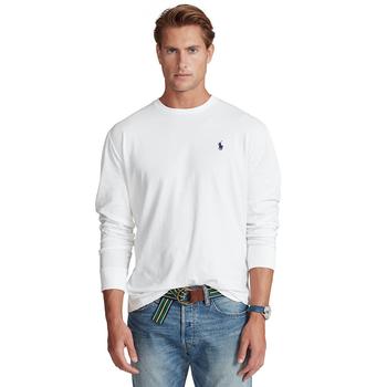男款经典版型平纹针织长袖 T 恤,价格$39.99