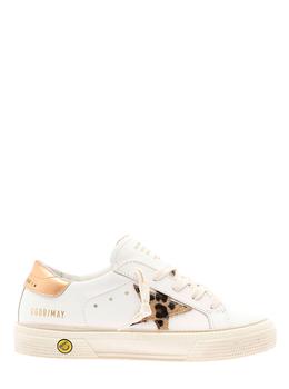 Golden Goose | Golden Goose Kids Girls Super Star Sneakers With Leopard Star商品图片,9.1折