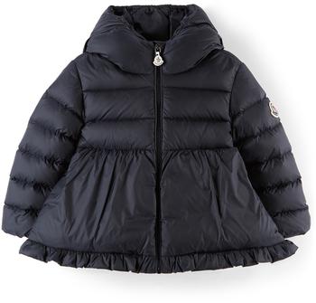 春装moncler羽绒服, Moncler | Baby Navy Down Odile Jacket商品图片 