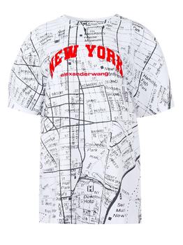 Alexander Wang | Alexander Wang NY Graphic-Print T-Shirt商品图片,7.1折