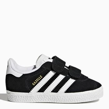 Adidas | Gazelle black trainer with straps 满$110享9折, 独家减免邮费, 满折
