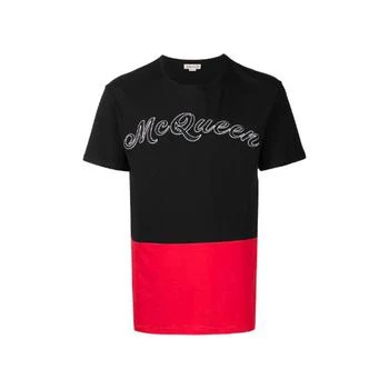 Alexander McQueen | Alexander Mcqueen Cotton Logo T-Shirt 7折, 独家减免邮费