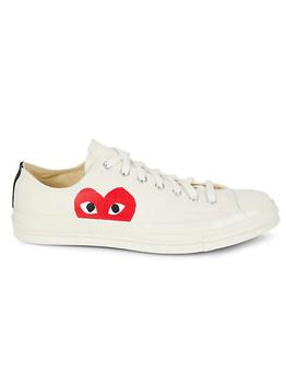 Comme des Garcons | CdG PLAY x Converse Unisex Chuck Taylor All Star One Heart Low-Top Sneakers商品图片,