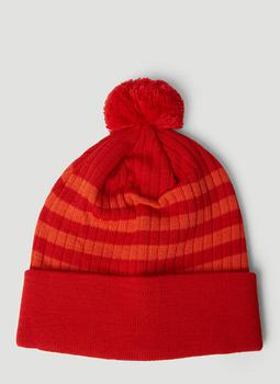 推荐Striped Beanie Hat in Red商品