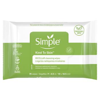 商品Simple | Cleansing Wipes Micellar Micellar,商家Walgreens,价格¥65图片