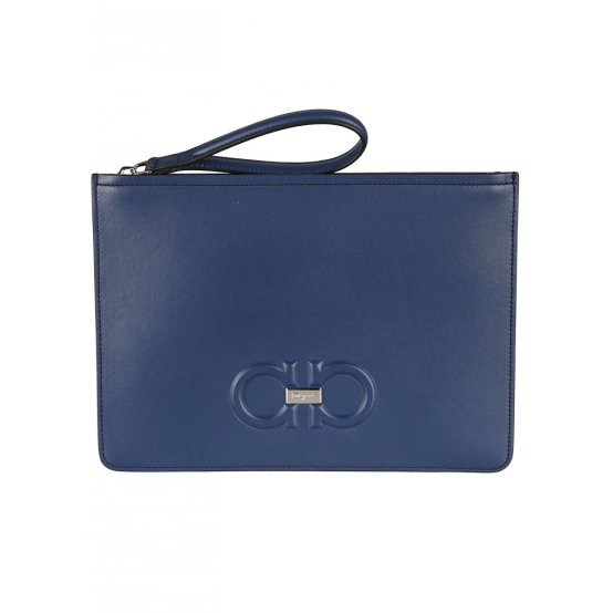 牛皮菲拉格慕皮带, Salvatore Ferragamo | SALVATORE FERRAGAMO 中性黑色牛皮中性款手拿包 24-0948-693293商品图片 5.7折, 独家减免邮费