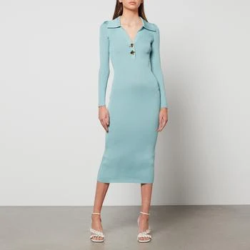 Self Portrait | Self-Portrait Women's Ribbed Knit Midi Dress - Light Blue,商家Coggles CN,价格¥936
