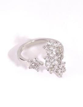 商品Lovisa | Rhodium Crystal Star Ring,商家Premium Outlets,价格¥116图片