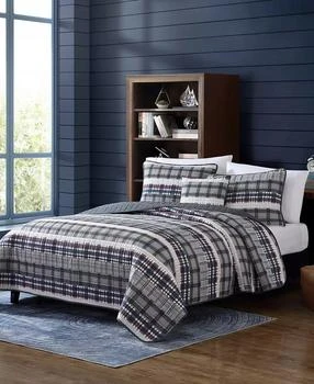 Nautica | CLOSEOUT! Marina Cove Cotton Reversible 4 Piece Quilt Set,商家Macy's,价格¥898