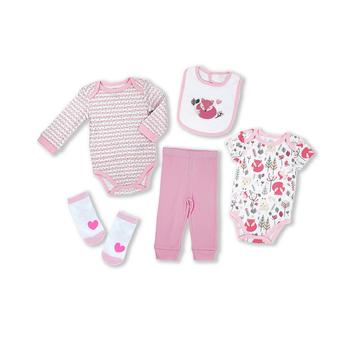 商品Baby Mode Signature | Baby Girls Fox Layette, 5-Piece Set,商家Macy's,价格¥231图片