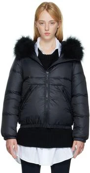 Yves Salomon | Black DouDoune Down Jacket 4.4折