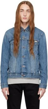 Calvin Klein | Blue Classic Denim jacket,商家Ssense US,价格¥526
