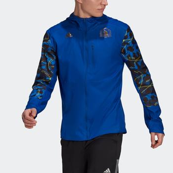 推荐Men's adidas Boston Marathon Own the Run Reflective Wind Jacket商品