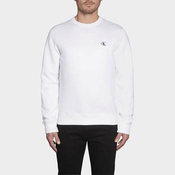 ck卫衣是什么牌子, Calvin Klein | Calvin Klein Jeans Men's Essential Crewneck Sweatshirt - Bright White商品图片 