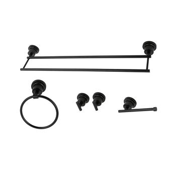 商品Kingston Brass | Concord Dual-Towel Bar 5-Pc. Bathroom Accessory Set,商家Macy's,价格¥2655图片