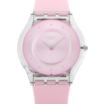 Swatch | Swatch Skin Classic Pink Pastel Quartz Watch SFE111商品图片,7折