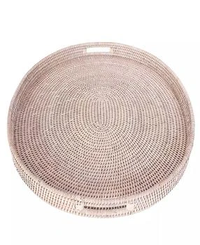Artifacts Trading Company | Oval Ottoman Tray with Cutout Handles,商家Macy's,价格¥754