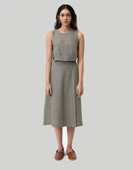 Madewell | Reistor Overlap Midi Skirt,商家Madewell,价格¥765