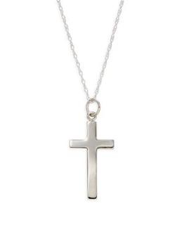 推荐14K White Gold Cross Pendant Necklace商品