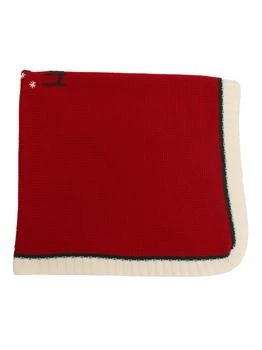 LA STUPENDERIA | La Stupenderia Slogan Embroidered Square Blanket 6.6折
