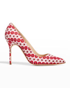 Manolo Blahnik长筒靴, Manolo Blahnik | BB 105mm Printed Stiletto Pumps商品图片 满$400减$100, 满减