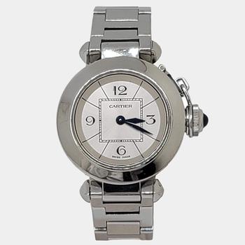 Cartier | Cartier Silver Stainless Steel Miss Pasha W3140007 Women's Wristwatch 28 mm商品图片,