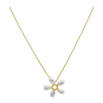商品ADORNIA | Floral Imitation Pearl Pendant Necklace,商家Macy's,价格¥423图片