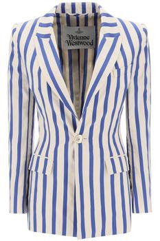 Vivienne Westwood | Vivienne Westwood Single Breasted Striped Blazer商品图片,5.6折起, 独家减免邮费