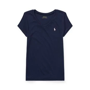 Ralph Lauren | Big Girls Cotton Jersey V-Neck T-shirt,商家Macy's,价格¥221