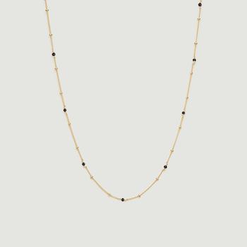 商品Satellite gold filled necklace with faceted stones Or jaune YAY图片