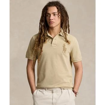 Ralph Lauren | Men's Custom Slim Fit Big Pony Mesh Polo Shirt,商家Macy's,价格¥704