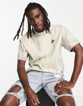 NIKE | Nike premium essentials loose fit dropped shoulder t-shirt in rattan tie dye商品图片,额外9.5折, 额外九五折