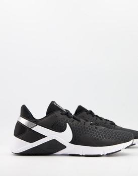 推荐Nike Training Legend Essential 2 trainers in black and white商品
