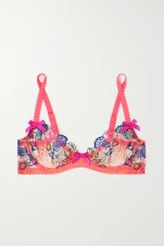 L'Agent by Agent Provocateur | Zuri 缎布边饰刺绣绢网带钢圈文胸  - 32B 5.0折×额外9.7折, 额外九七折