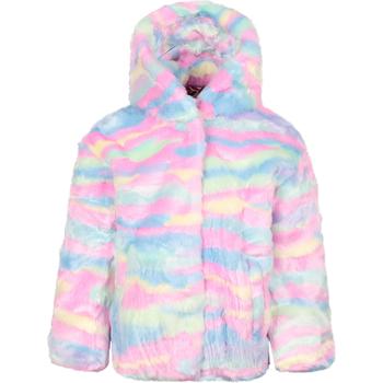 推荐Soft faux fur coat in pastel shades商品