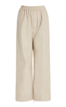 推荐Nanushka - Women's Odessa Faux Leather Pants - White - XS - Moda Operandi商品