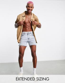 ASOS | ASOS DESIGN regular revere satin shirt in bronze商品图片,5.5折