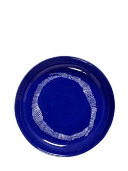 SERAX | Set Of Two 22cm Dark Blue High Plates,商家LUISAVIAROMA,价格¥481